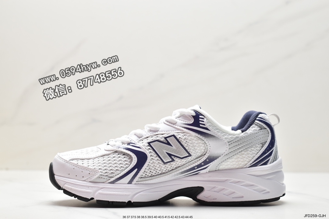 跑步鞋, 新百伦, New Balance NB 530, New Balance, MR530BA, MR530 - 新百伦 New Balance NB 530 防滑耐磨 中帮 休闲运动跑步鞋 男女同款 白灰 MR530BA