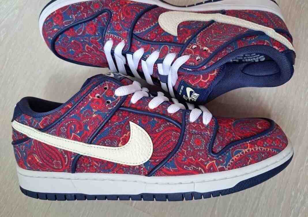 耐克 SB Dunk Low “佩斯利 “样品浮出水面