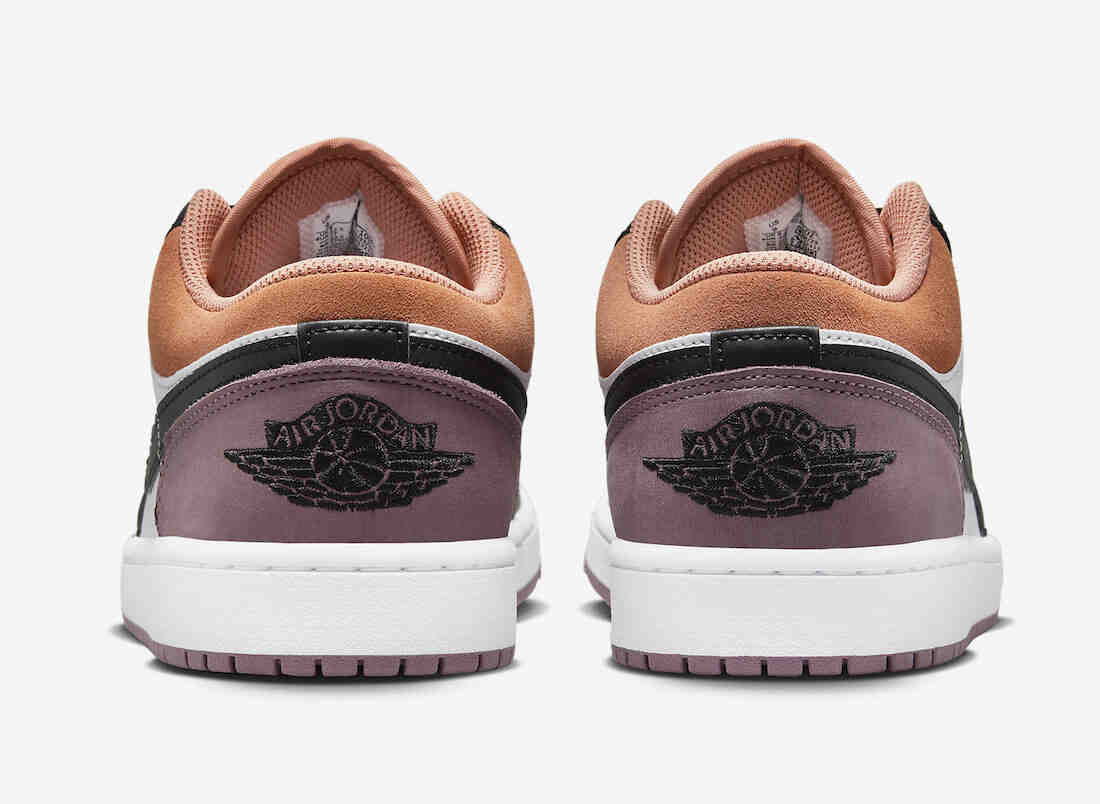 Air Jordan 1 Low Sky J Mauve FB9907-102 Back Heels