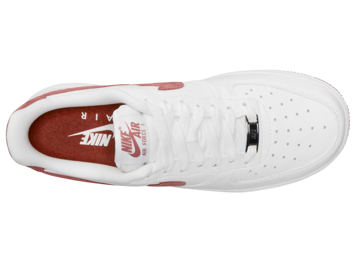 Nike Air Force 1 Low White Dragon Red FQ7626-100 Lateral View