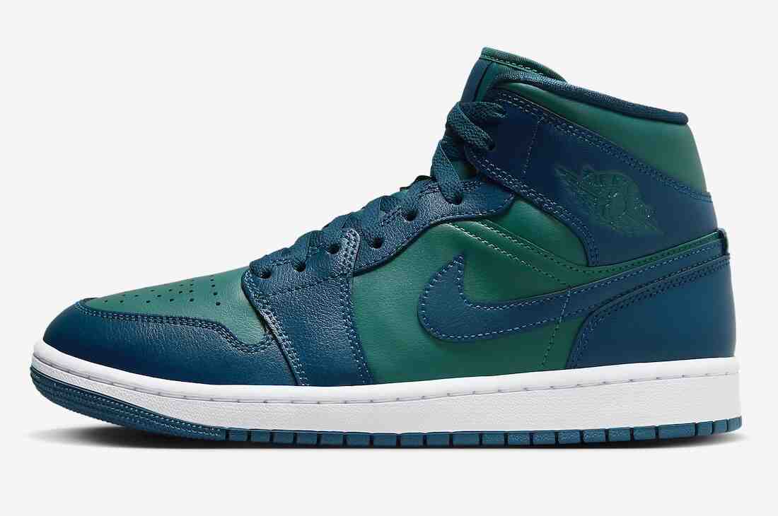 Jumpman, Jordan, Air Jordan 1 Mid, Air Jordan 1, Air Jordan - “Air Jordan 1 Mid即将发布青绿色和法国蓝色款。”