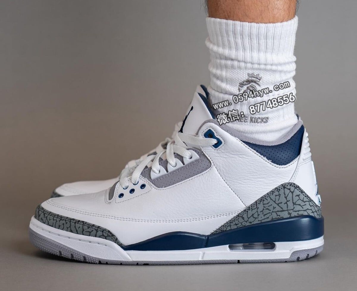 Midnight Navy, Jordan Brand, CT8532-140, AJ3, AJ, Air Jordan 3, Air Jordan - 全新波尔卡点图案AJ3
午夜宝蓝！一睹为快，有效诱发购买欲！