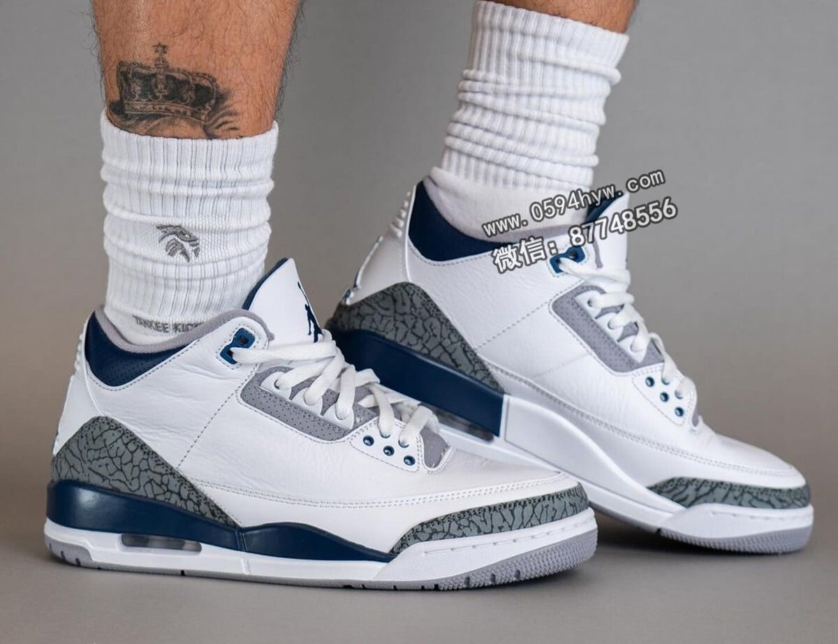 Midnight Navy, Jordan Brand, CT8532-140, AJ3, AJ, Air Jordan 3, Air Jordan - 全新波尔卡点图案AJ3
午夜宝蓝！一睹为快，有效诱发购买欲！