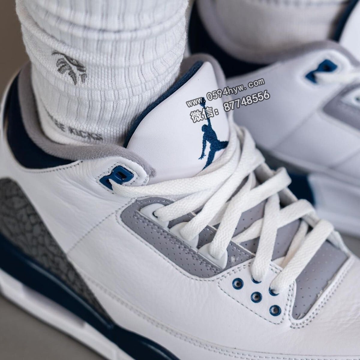 Midnight Navy, Jordan Brand, CT8532-140, AJ3, AJ, Air Jordan 3, Air Jordan - 全新波尔卡点图案AJ3
午夜宝蓝！一睹为快，有效诱发购买欲！