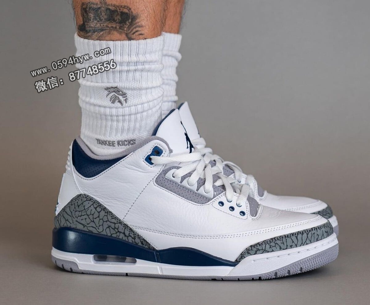 Midnight Navy, Jordan Brand, CT8532-140, AJ3, AJ, Air Jordan 3, Air Jordan - 全新波尔卡点图案AJ3
午夜宝蓝！一睹为快，有效诱发购买欲！