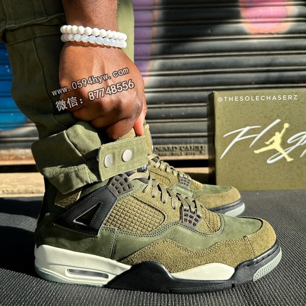 Olive, Jordan, Craft, AJ4, AJ, Air Jordan 4, Air Jordan - 惊艳至极！"小胜利者"AJ4最新样品曝光！