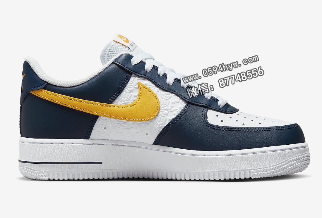 运动鞋, 耐克, Nike Air Force 1 Low, Nike Air Force 1, Nike Air, FORCE 1, EMB, Air Force 1 - 耐克Air Force 1低帮EMB“密歇根”现已上市