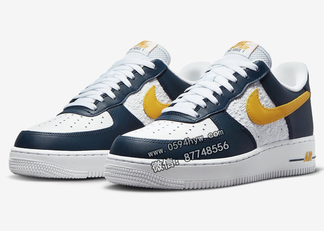 运动鞋, 耐克, Nike Air Force 1 Low, Nike Air Force 1, Nike Air, FORCE 1, EMB, Air Force 1 - 耐克Air Force 1低帮EMB“密歇根”现已上市