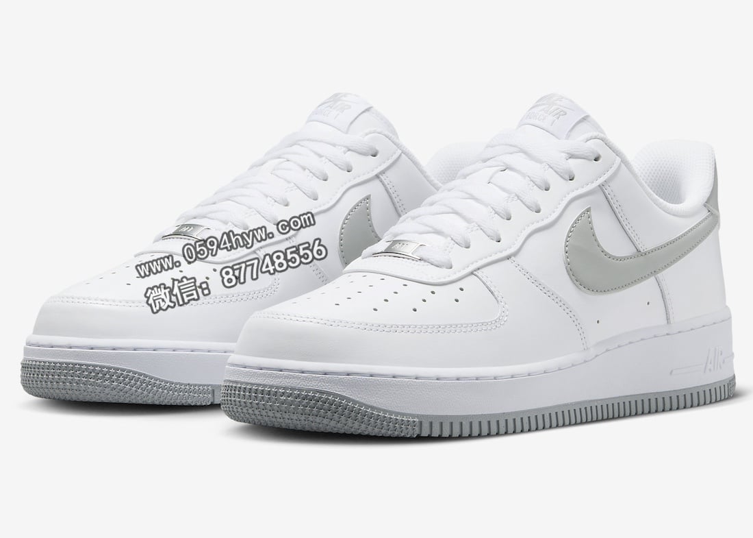 耐克, Swoosh, Nike Air Force 1 Low, Nike Air Force 1, Nike Air, NIKE, Air Force 1 - 耐克空军1低帮鞋将以白色和浅烟灰色上市