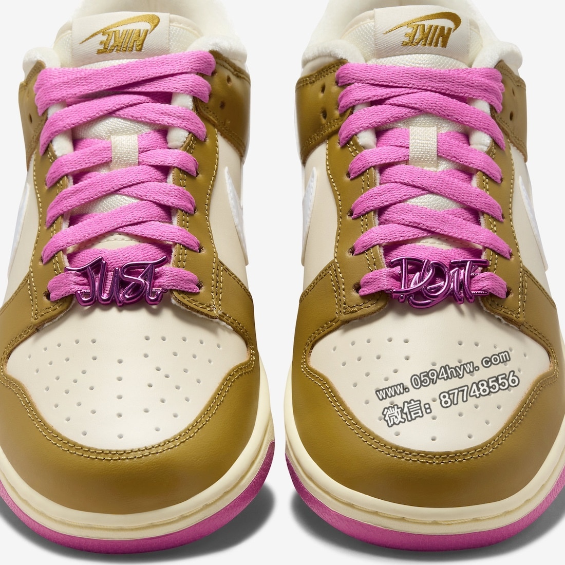 运动鞋, 耐克, Swoosh, RO, Nike Dunk Low, JUST DO IT, Dunk Low, Dunk - 耐克Dunk Low “Just Do It”将以Bronzine和Playful Pink的配色发布