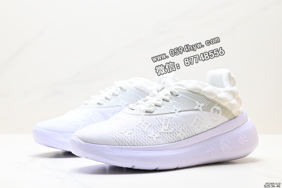 运动鞋, 路易威登, 板鞋, Louis Vuitton Trainer, Louis Vuitton - LV路易威登 Trainer Maxi Low Sneaker 面包版马克西系列低帮休闲运动文化百搭篮球板鞋