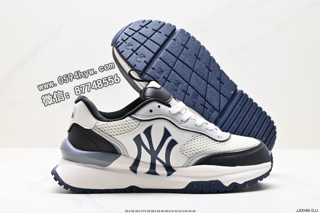 运动鞋, 跑鞋, 慢跑鞋, NY, NIKE, MLB - MLB ChuNikey Liner New York YaNikeees 学长鞋 系列 低帮 老爹风 轻量 增高 厚底 百搭 休闲 运动 慢跑鞋 皮革 白红 NY印花 3ASHRJ13N GP004C 尺码:36 36.5 37.5 38 38.5 39 40 40.5 41 42 42.5 43 44 45 ID:JJD048-DJJ