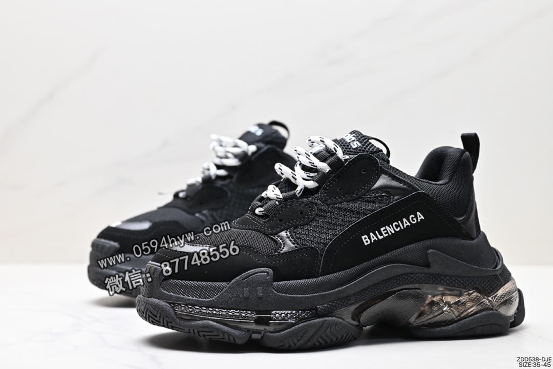 运动鞋, 跑步鞋, 老爹鞋, 篮球鞋, 巴黎世家, 做旧, Balenciaga - BALENCIAGA Triple S
巴黎世家/Balenciaga 三代做旧厚底老爹鞋
墨绿革命性Balenciaga珍藏版运动鞋
货号: ID:ZDD538-DJE