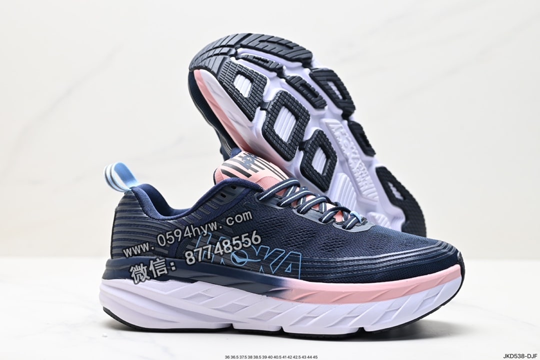 高帮, 跑鞋, KD - HOKA M BONDI 6 高帮跑鞋 1019269 尺码:36 36.5 37.5 38 38.5 39 40 40.5 41 42 42.5 43 44 45 ID:JKD538-DJF