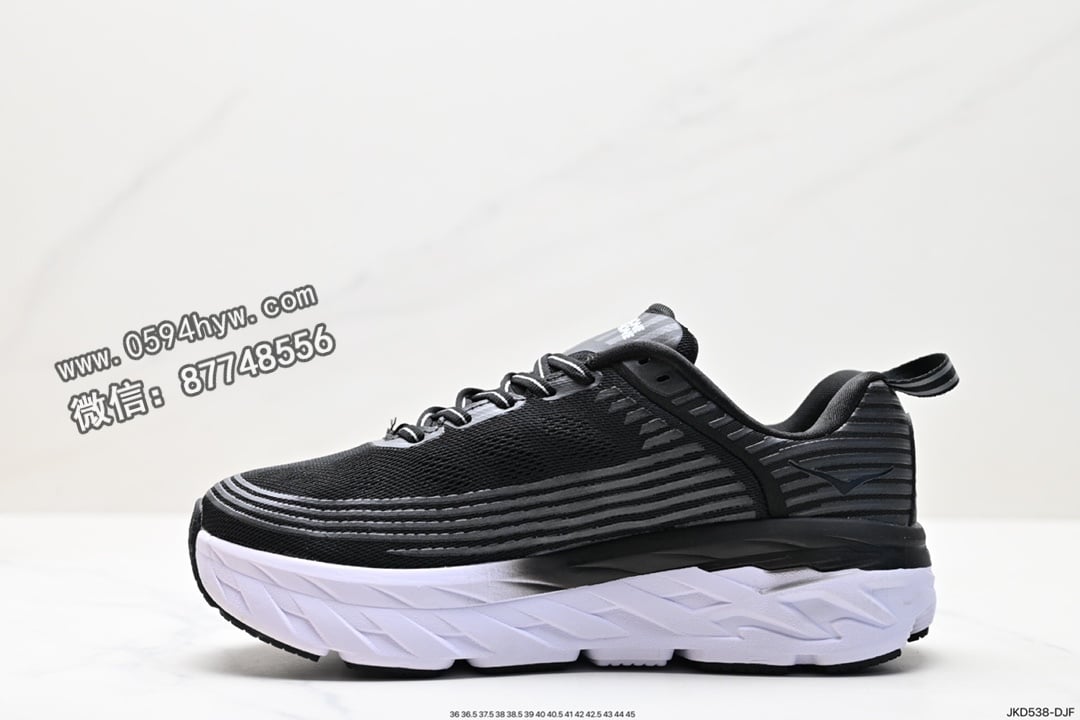 跑鞋, KD - HOKA M BONDI 6 鞋子尺码: 36-45货号：JKD538-DJF