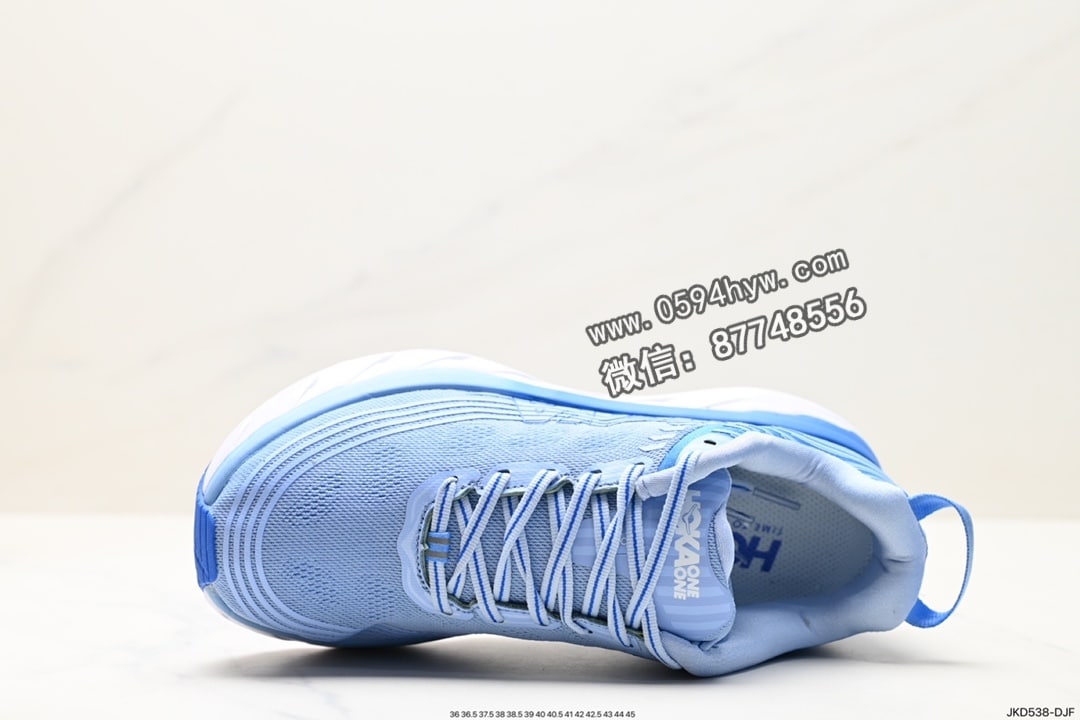 跑鞋, KD - HOKA M BONDI 6 全新配色 1019269 尺码:36 36.5 37.5 38 38.5 39 40 40.5 41 42 42.5 43 44 45 ID:JKD538-DJF