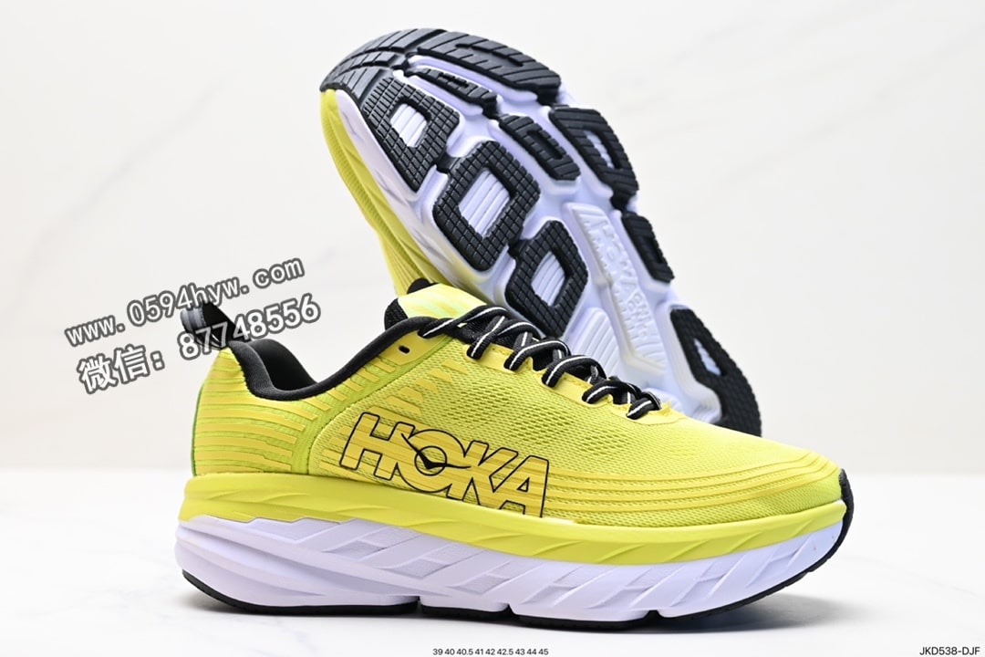 跑鞋, 跑步鞋, KD - HOKA M BONDI 6 跑步鞋 尺码:39 40 40.5 41 42 42.5 43 44 45 ID:JKD538-DJF