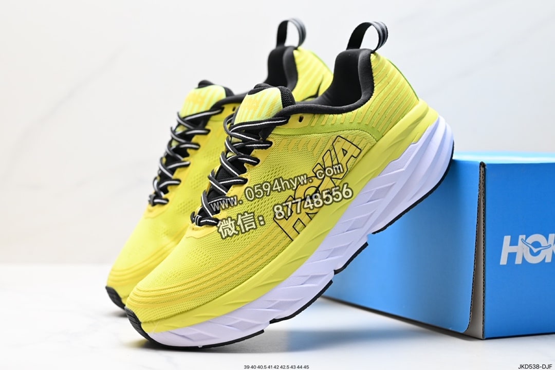 跑鞋, 跑步鞋, KD - HOKA M BONDI 6 跑步鞋 尺码:39 40 40.5 41 42 42.5 43 44 45 ID:JKD538-DJF