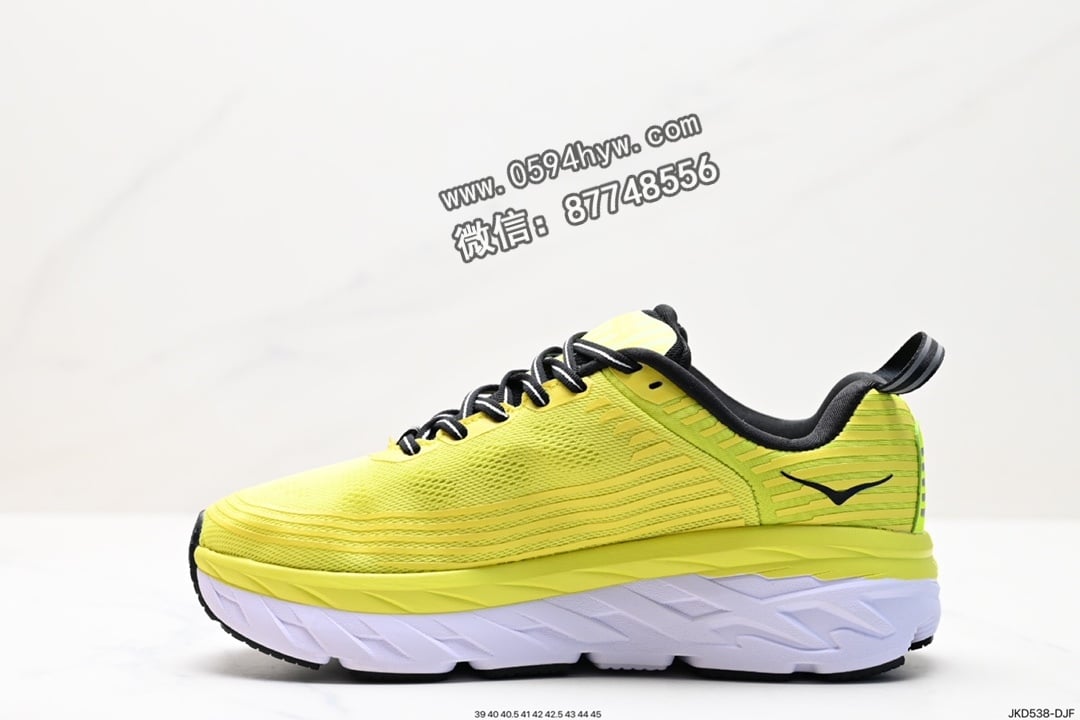 跑鞋, 跑步鞋, KD - HOKA M BONDI 6 跑步鞋 尺码:39 40 40.5 41 42 42.5 43 44 45 ID:JKD538-DJF