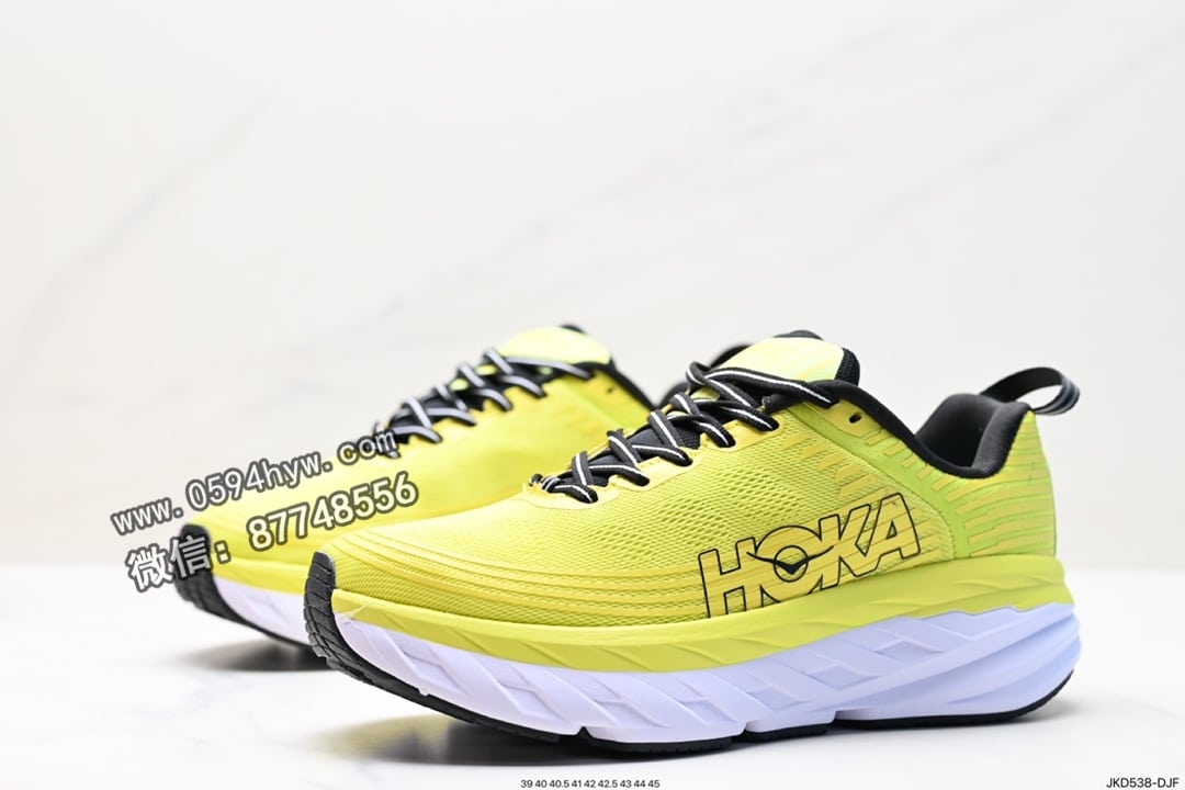 跑鞋, 跑步鞋, KD - HOKA M BONDI 6 跑步鞋 尺码:39 40 40.5 41 42 42.5 43 44 45 ID:JKD538-DJF