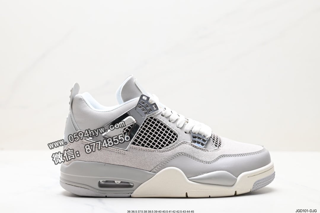 耐克 Nike Air Jordan 4 Retro GS 鞋子类型 中帮篮球鞋 颜色 Linen 货号 AQ9129-001