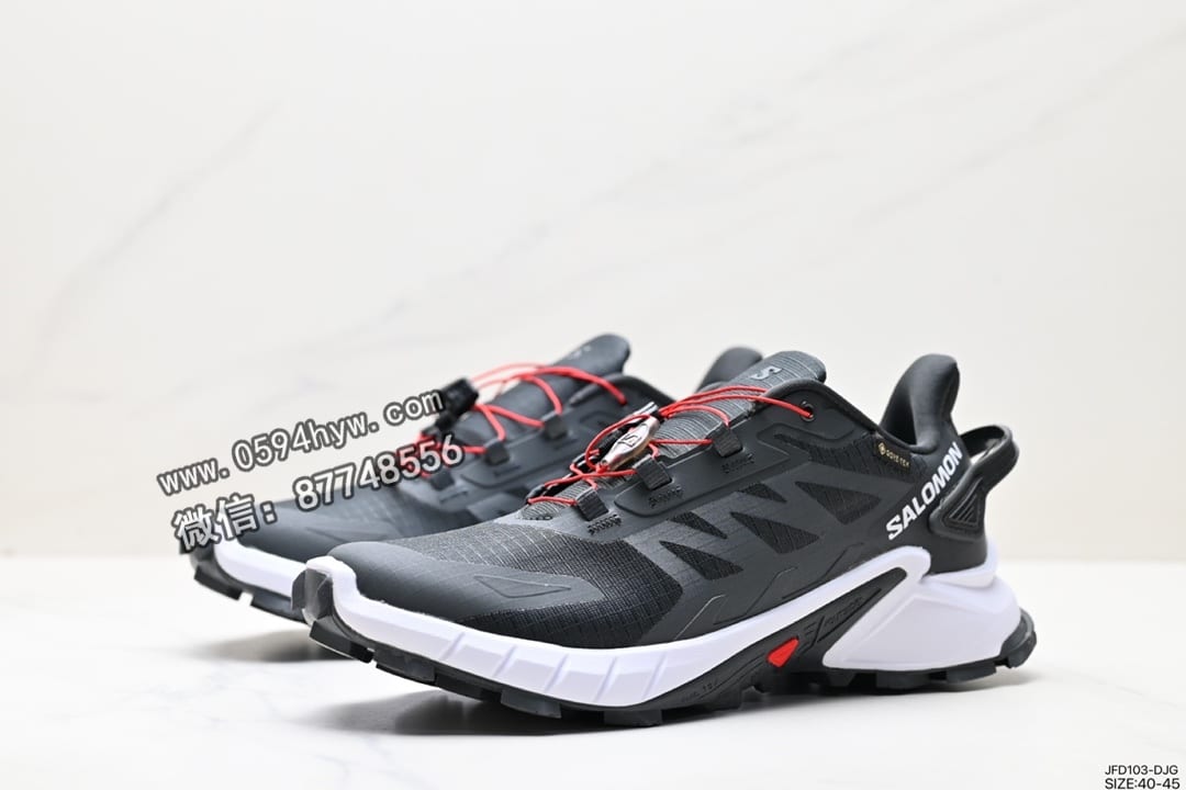 运动鞋, 跑鞋, 越野跑鞋, RO, PE, Adidas - 萨洛蒙 SUPERCROSS 4 GTX 越野跑鞋 高跑鞋 鞋面贴合技术 牵引设计 AdidasVANCED CHASSIS底盘 CONTAGRIP高耐磨材料 货号：417339-28 SIZE:40-45 ID:JFD103-DJG