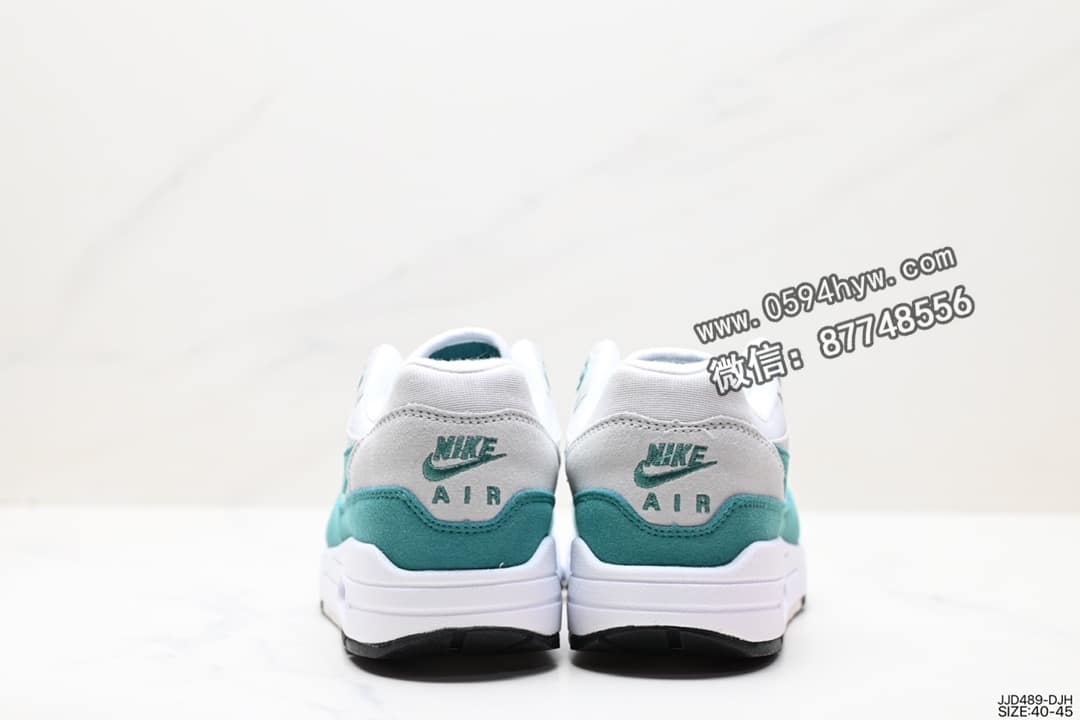 Swoosh, Nike Air Max 1, Nike Air Max, Nike Air, NIKE, Air Max 1, Air Max - Nike Air Max 1 气垫配色 鞋身材质：皮革、织物、麂皮 货号：AH8145-109