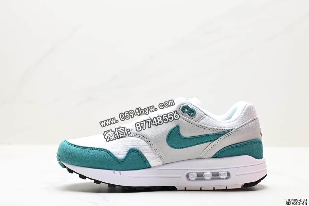 Swoosh, Nike Air Max 1, Nike Air Max, Nike Air, NIKE, Air Max 1, Air Max - Nike Air Max 1 气垫配色 鞋身材质：皮革、织物、麂皮 货号：AH8145-109