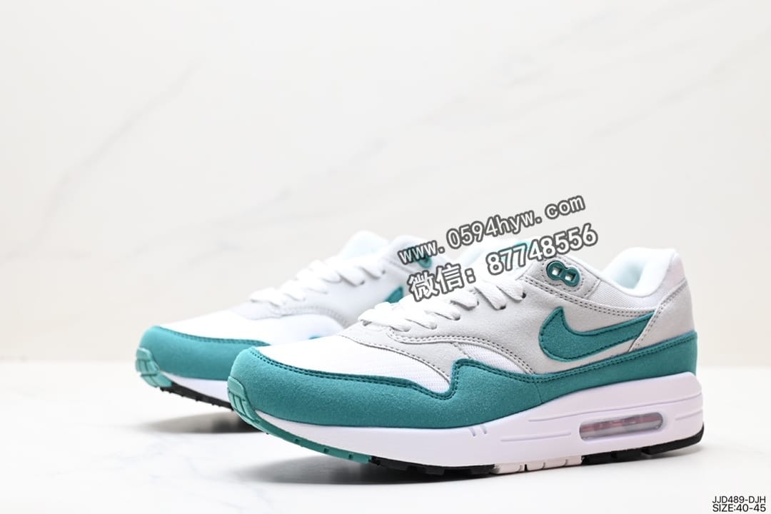 Swoosh, Nike Air Max 1, Nike Air Max, Nike Air, NIKE, Air Max 1, Air Max - Nike Air Max 1 气垫配色 鞋身材质：皮革、织物、麂皮 货号：AH8145-109