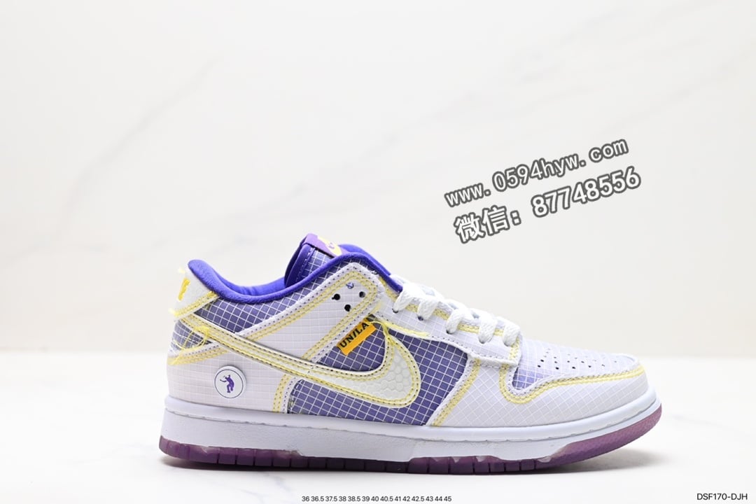 Union LA x Nike SB DuNike Low”Blue” 蓝 缝线 DJ9649-400