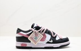 Nike SB DuNike Low 黑红泼墨 反转三勾