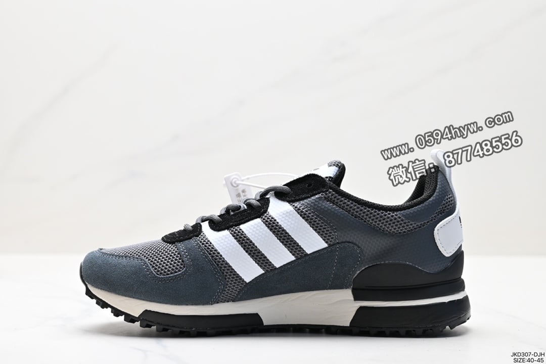 阿迪达斯, 阿迪, 运动鞋, 三叶草, Originals, Original, adidas Originals, Adidas - 阿迪达斯 Adidas Originals ZX 700 三叶草 经典复古校园系列 鞋子 原标半码 HO1850 货号