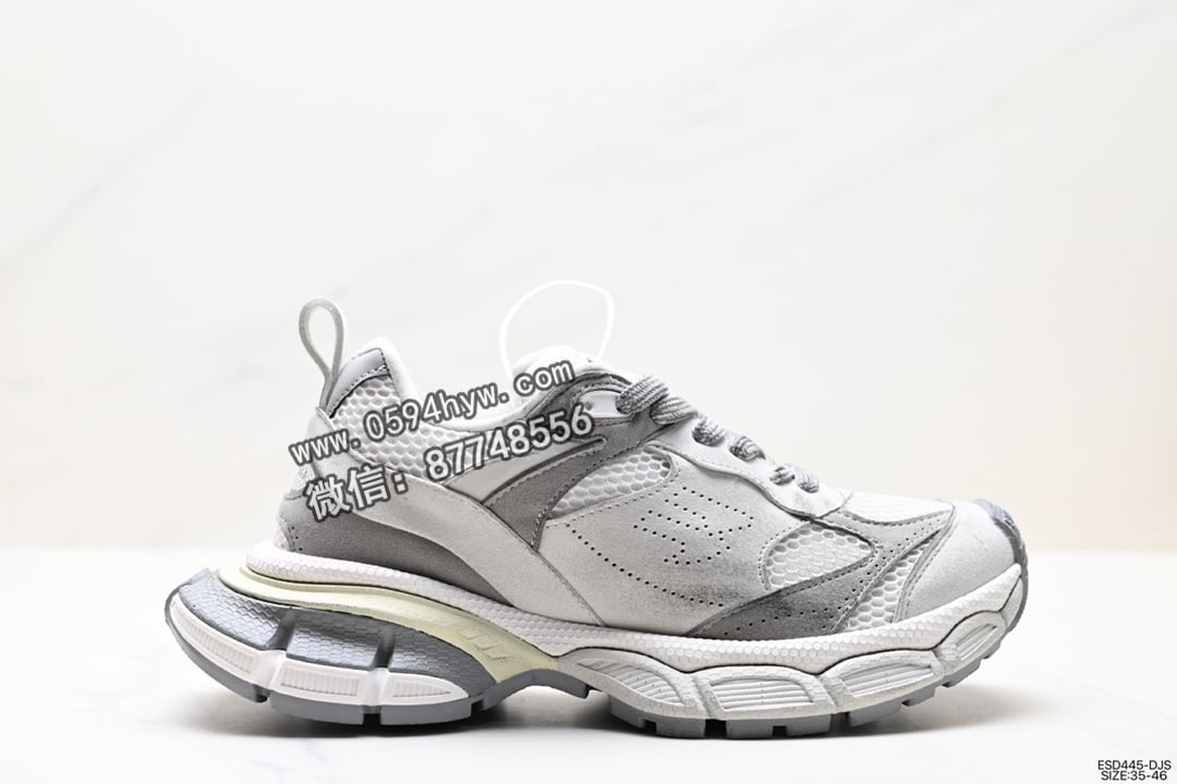 巴黎世家 Track Trainers 3.0 慢跑鞋 米白巧克力棕 ID: ESD445-DJS