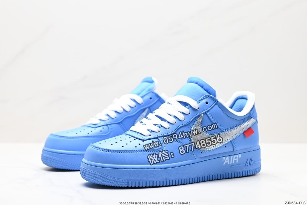 运动板鞋, 空军一号, 板鞋, Off-White, NIKE, FORCE 1, Air Force 1, AF1 - Off-White™ x 【Nike】 Air Force 1’07 Low”White AF100”空军一号经典低帮百搭休闲运动板鞋“OW白＂AO4297-100