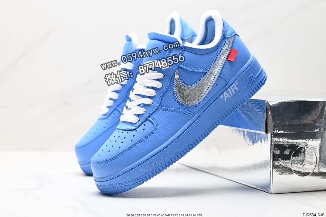 运动板鞋, 空军一号, 板鞋, Off-White, NIKE, FORCE 1, Air Force 1, AF1 - Off-White™ x 【Nike】 Air Force 1’07 Low”White AF100”空军一号经典低帮百搭休闲运动板鞋“OW白＂AO4297-100