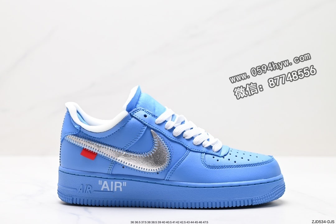 Off-White™ x 【Nike】 Air Force 1’07 Low”White AF100”空军一号经典低帮百搭休闲运动板鞋“OW白＂AO4297-100