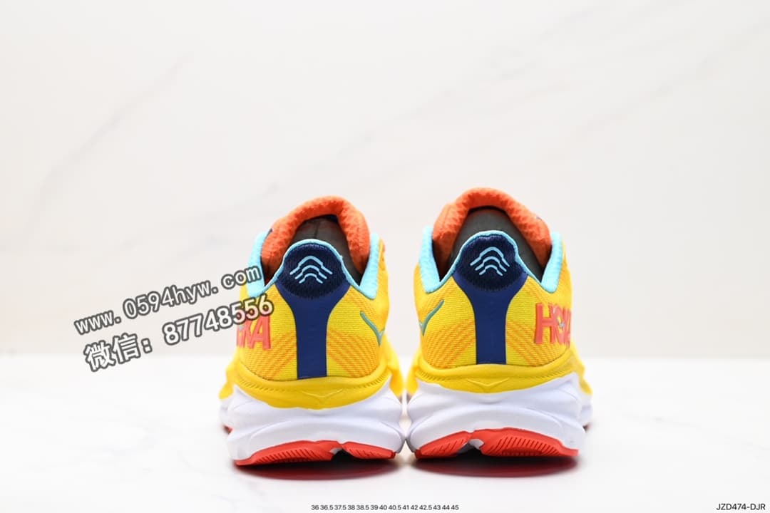 跑鞋, HOKA, 2023 - HOKA M CLIFTON 9 高级缓震鞋 1127895 尺码:36 36.5 37.5 38 38.5 39 40 40.5 41 42 42.5 43 44 45ID:JZD474-DJR