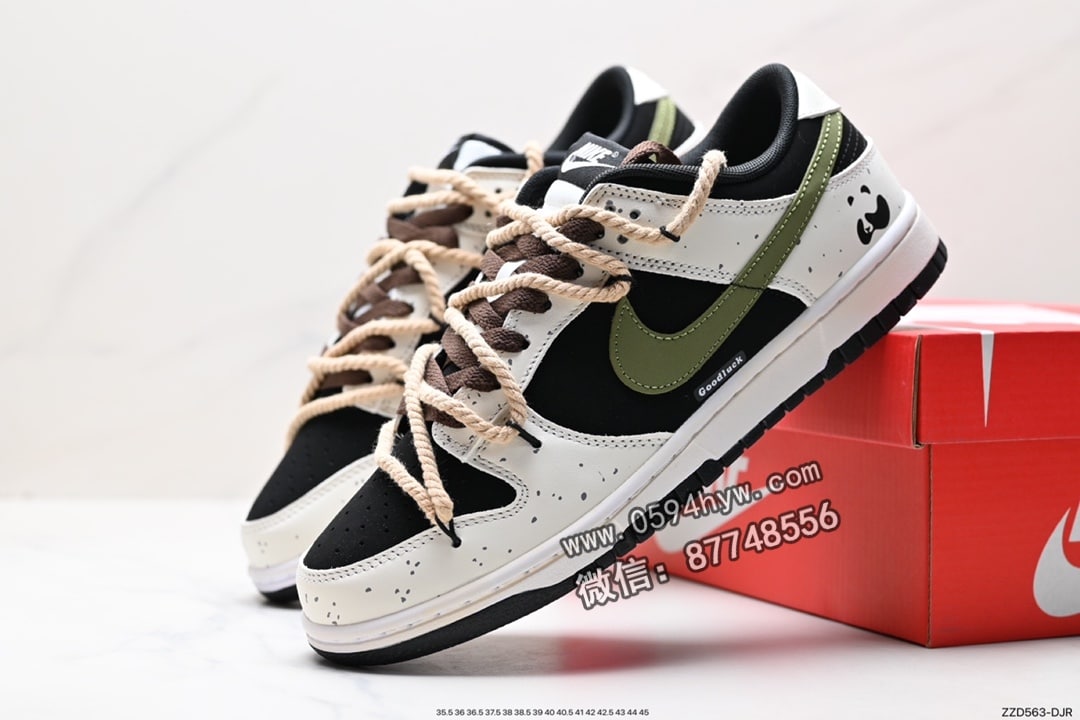 解构, 板鞋, SB Dunk Low, Nike SB, NIKE, Dunk Low, Dunk, DD1391, 2023 - Nike SB DuNike Low“Green/Beige” 系列板鞋 货号：DD1391-100