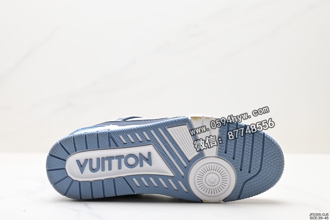 运动鞋, 路易威登, 板鞋, 休闲运动鞋, Louis Vuitton, 2023 - LV路易威登 Trainer Maxi Low Sneaker 低帮篮球板鞋 尺码:39-45 ID:JFD355-DJR