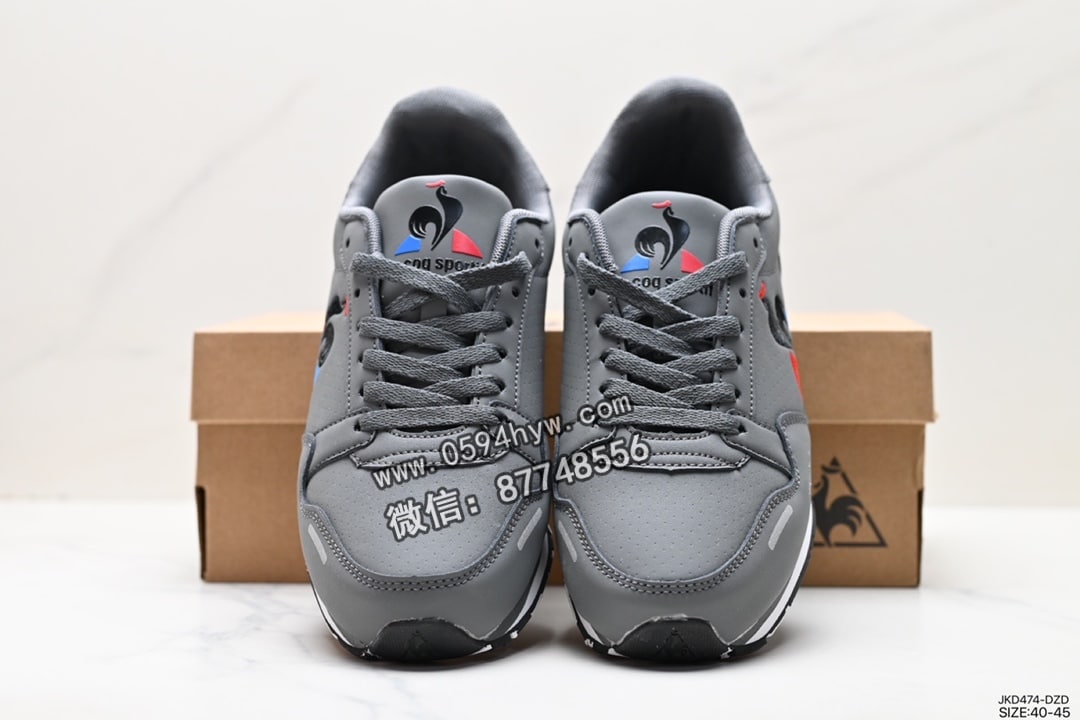 休闲鞋, KD, 2023 - Le Coq Sportif 蒙贝利尔经典运动休闲鞋 牛皮革面料 泡棉中底 尺码：40-45 货号：JKD474-DZD