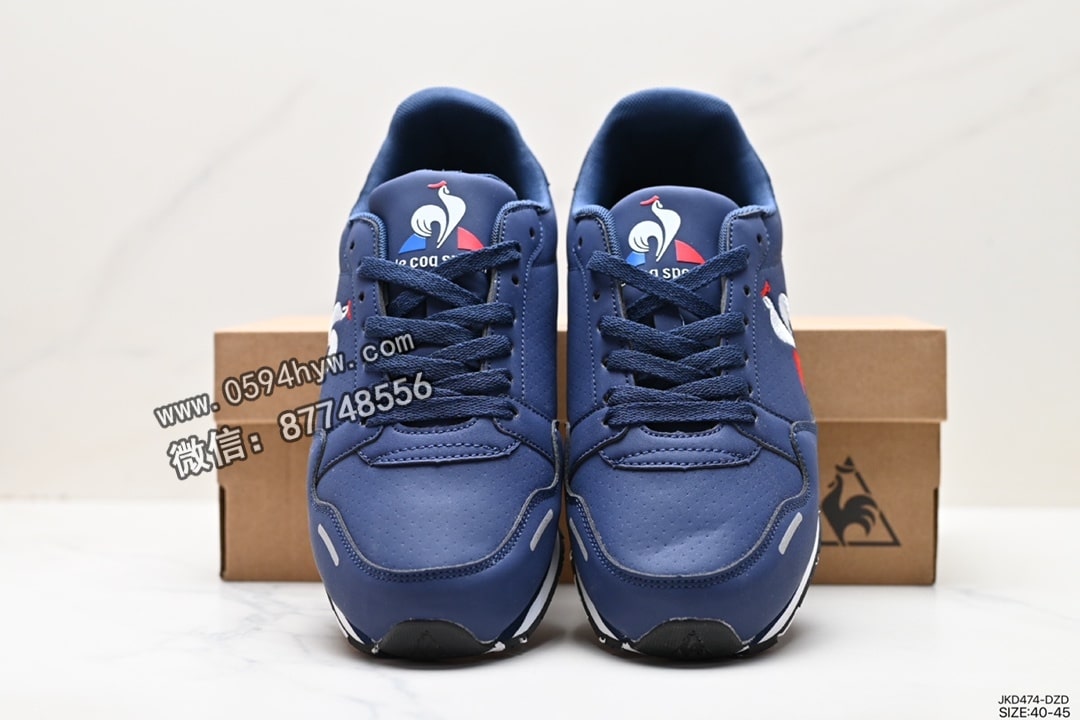 运动鞋, 休闲鞋, KD, 2023 - Le Coq Sportif  蒙贝利尔 经典运动休闲鞋 牛皮革面料 高弹性泡棉中底 ID:JKD474-DZD