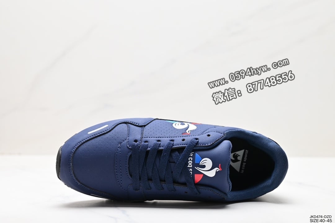 运动鞋, 休闲鞋, KD, 2023 - Le Coq Sportif  蒙贝利尔 经典运动休闲鞋 牛皮革面料 高弹性泡棉中底 ID:JKD474-DZD