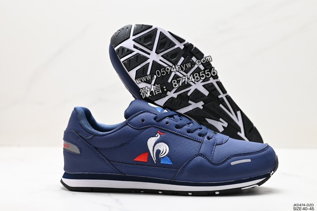 运动鞋, 休闲鞋, KD, 2023 - Le Coq Sportif  蒙贝利尔 经典运动休闲鞋 牛皮革面料 高弹性泡棉中底 ID:JKD474-DZD