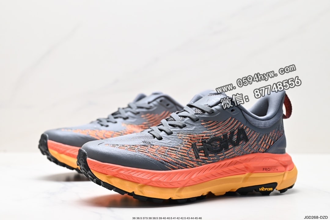 跑鞋, PE, HOKA, 2023 - HOKA M MAFATE SPEED 4 新西兰 飞越地平线 高缓震轻跑鞋 货号 1129930 尺码 36 36.5 37.5 38 38.5 39 40 40.5 41 42 42.5 43 44 45 46 ID JGD268-DZD