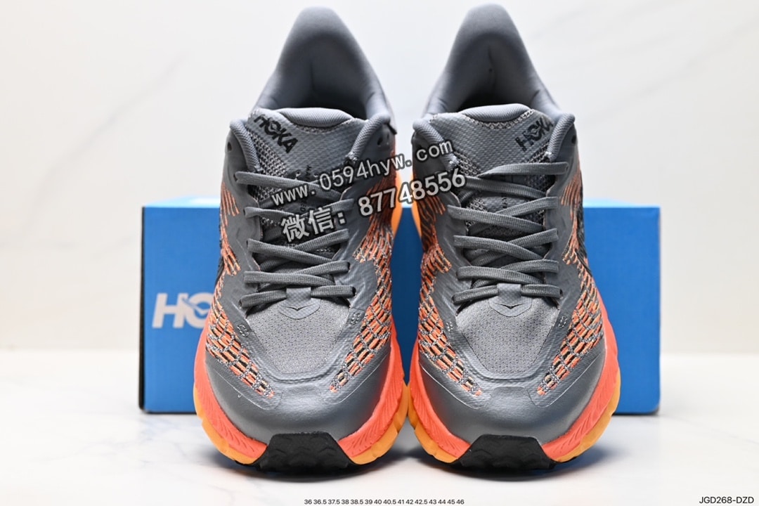 跑鞋, PE, HOKA, 2023 - HOKA M MAFATE SPEED 4 新西兰 飞越地平线 高缓震轻跑鞋 货号 1129930 尺码 36 36.5 37.5 38 38.5 39 40 40.5 41 42 42.5 43 44 45 46 ID JGD268-DZD