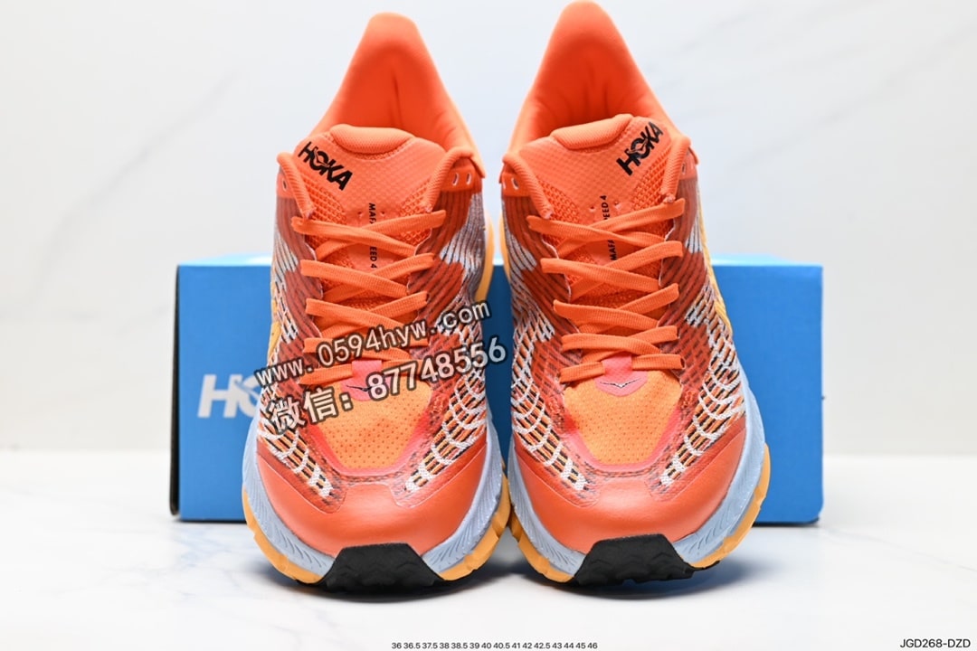 跑鞋, PE, HOKA, 2023 - HOKA M MAFATE SPEED 4 鞋子 货号:1129930 尺码:36 36.5 37.5 38 38.5 39 40 40.5 41 42 42.5 43 44 45 46 ID:JGD268-DZD