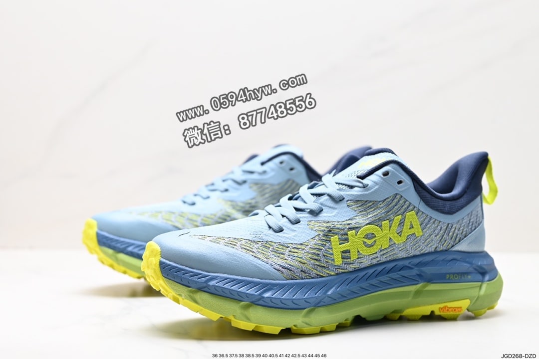 高帮, 跑鞋, PE, HOKA, 2023 - HOKA M MAFATE SPEED 4 高帮鞋 货号：1129930 尺码:36 36.5 37.5 38 38.5 39 40 40.5 41 42 42.5 43 44 45 46 ID:JGD268-DZD