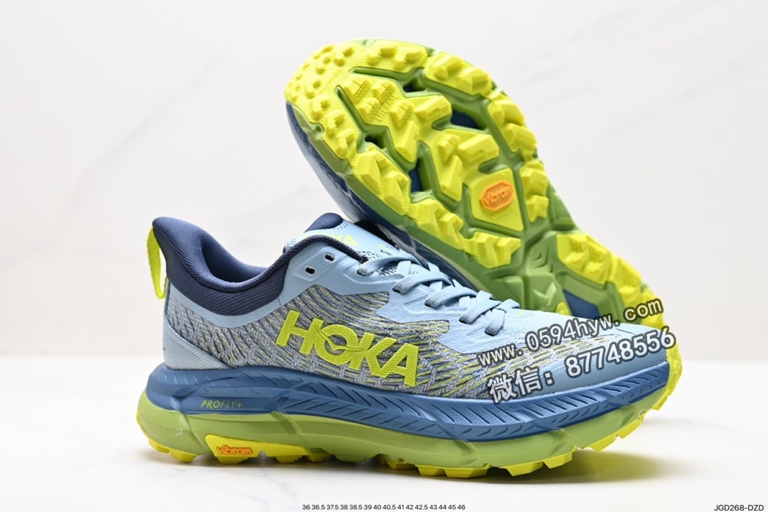 高帮, 跑鞋, PE, HOKA, 2023 - HOKA M MAFATE SPEED 4 高帮鞋 货号：1129930 尺码:36 36.5 37.5 38 38.5 39 40 40.5 41 42 42.5 43 44 45 46 ID:JGD268-DZD