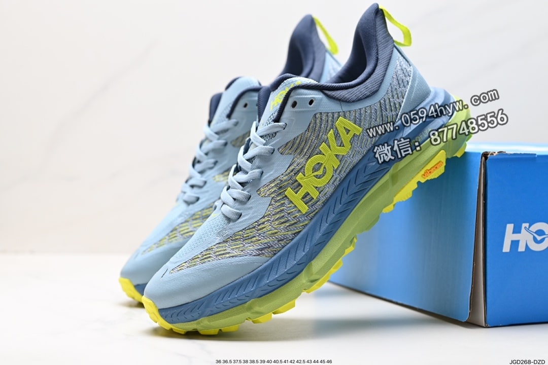 高帮, 跑鞋, PE, HOKA, 2023 - HOKA M MAFATE SPEED 4 高帮鞋 货号：1129930 尺码:36 36.5 37.5 38 38.5 39 40 40.5 41 42 42.5 43 44 45 46 ID:JGD268-DZD