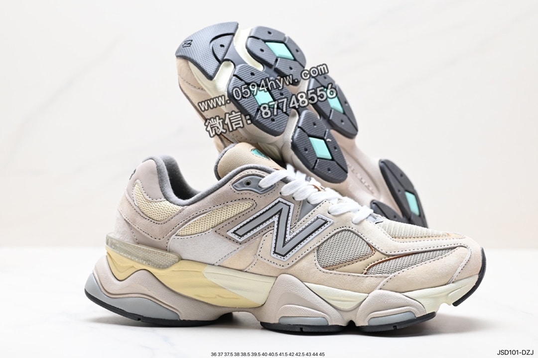 运动鞋, 跑鞋, 跑步鞋, 新百伦, 慢跑鞋, New Balance, NB, Joe Freshgoods, ABZORB, 2023 - 新百伦NB Joe Freshgoods x New Balance 复古休闲运动慢跑鞋 鞋款灵感源自夏日回忆 鞋面由空间双格及磨砂鞋面拼接而成 颜色为粉橘色 ABZORB避震科技 货号: U9060MAC 尺码：36-45 ID: JSD101-DZJ